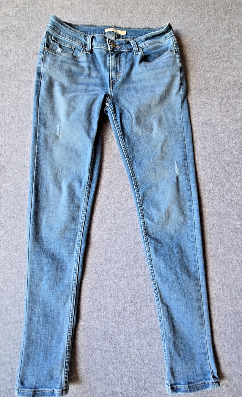 Levi's Women's Jeans 535 Super Skinny Blue Medium Wash Size 29 (30"x29")